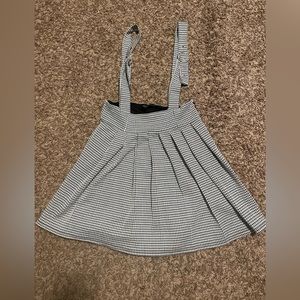 Houndstooth Suspender Skirt